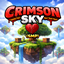 Crimson Sky SMP (Skyblock+Revive) logo