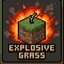 Explosive grass logo