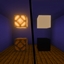 Black and White Redstone Lamp logo