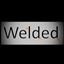 Welded logo