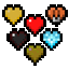 Vanilla Hearts Health Bar HUD Hotbar logo