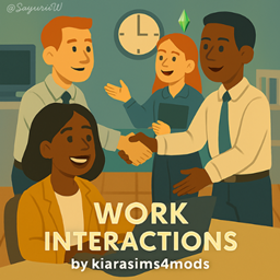 Work Interactions by kiarasims4mods - Tradução PTBR - The Sims 4 ...