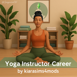 Yoga Instructor Career by kiarasims4mods - Tradução PTBR logo