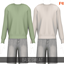 Fifthscreations - Basic Sweat - Men - CAS clothing - Maxis Match CC logo