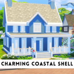 Charming Coastal Shell - The Sims 4 Rooms / Lots - CurseForge