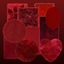 Romance Red - Fluffy Rug Set logo