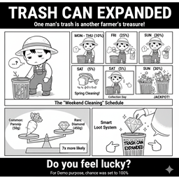 Trash Can Expanded   Immersive Dumpster Diving logo