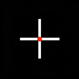 Hide crosshair logo