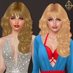 Aurum - Michelle long wavy hairstyle logo