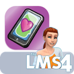 LittleMsSam SimDa Dating App / translation spanish by Monisims logo