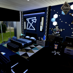 Teenager's bedroom - Perspective  | No CC