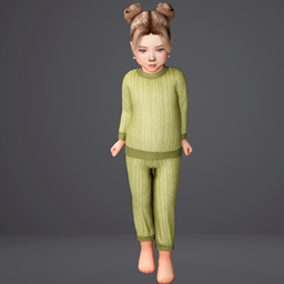 Baby knitted set logo