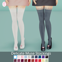 Delicate Muse Stockings logo
