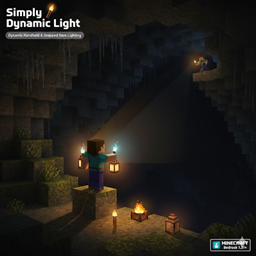 Simply Dynamic Light – Dynamic Lighting & Offhand Torches (Bedrock ...