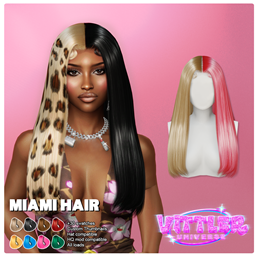 Miami female Hair logo