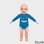 Infant jumpsuit 02 logo
