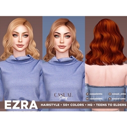 Casual Sims - Ezra Hairstyle logo