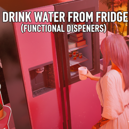 Drink Water from Fridge (Functional Dispensers) logo