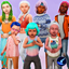 (AA) Genetic Unnatural Hair Colours for Little Sims logo