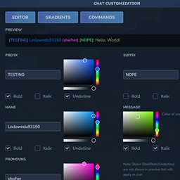 Chat Customization project image