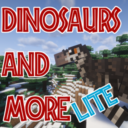 Dinosaurs and More LITE logo