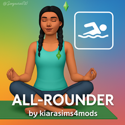 All Rounder Trait by kiarasims4mods - Tradução PTBR