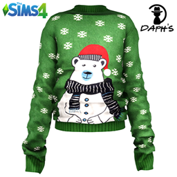 Vintage Polar Bear Sweater (Children) S341 logo