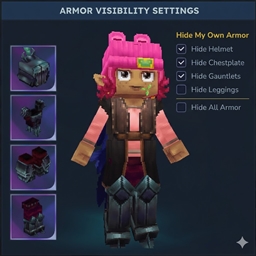 Hide Armor Command logo