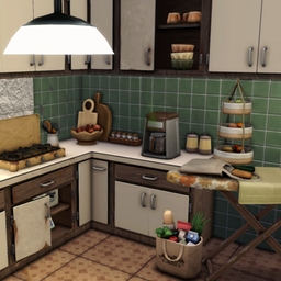 Realistic Shabby Kitchen (with CC)