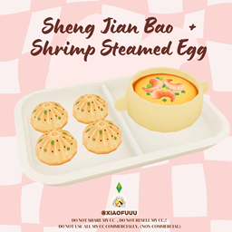Sheng Jian Bao  & Shrimp Steamed Egg_Custom Food Recipe logo
