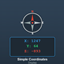Simple Coordinates Display logo