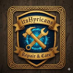 [itsHyrican's] Repair and Care logo