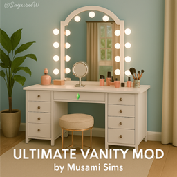 Ultimate Vanity Mod by Musami Sims - Tradução PTBR logo