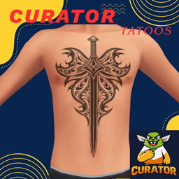 Curator Warior Tattoos CWT001 - Base game compatible project image