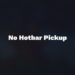 No Hotbar Pickup logo