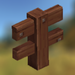 Hardwood Fence Centered Post Variant logo