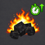 Charcoal Burns Longer logo