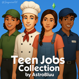 Teen Jobs Collection by AstroBluu - Tradução PTBR