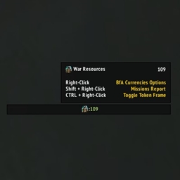 ElvUI BFA Currencies project image