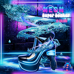 Neon Super Soakers logo
