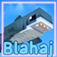 Blahaj Plushie logo