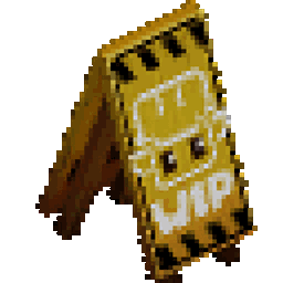 Craftable & Colorful W.I.P Signs logo