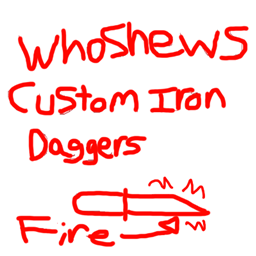 WhoShews Fire Daggers logo