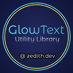 GlowText logo