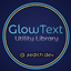 GlowText logo