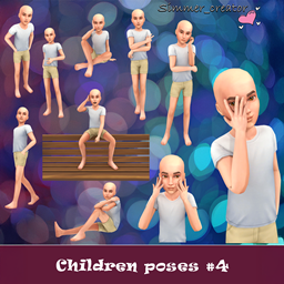 Children poses #4
