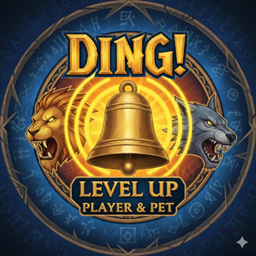 Ding! Level Up logo
