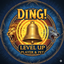 Ding! Level Up logo