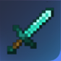 Craftable Minecraft Diamond Sword logo