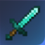 Craftable Minecraft Diamond Sword logo